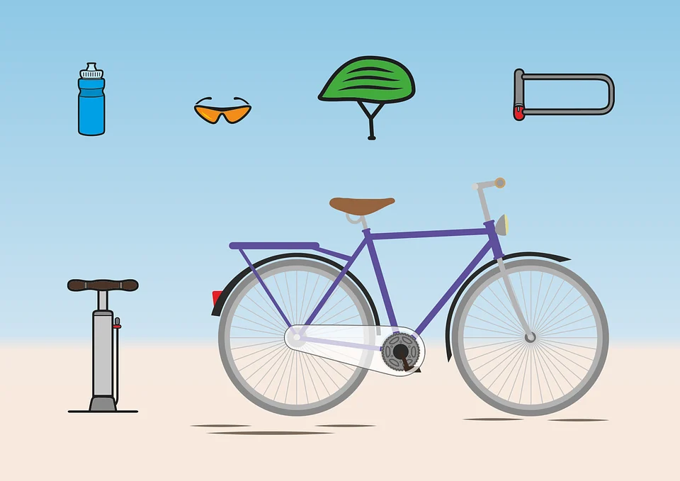 dessin vélo et accessoires