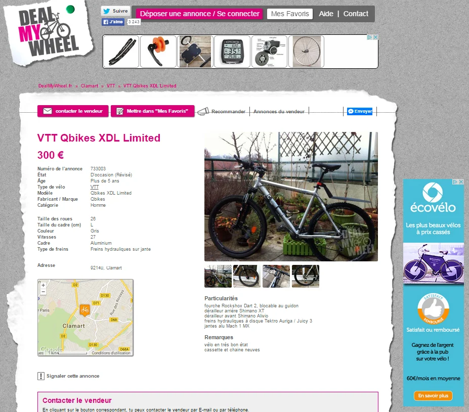 page d'accueil deal my wheel