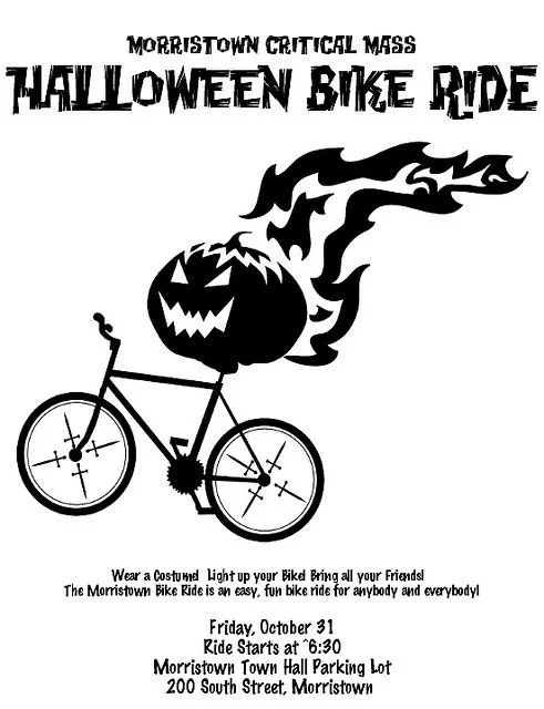 Halloween bike ride flyer by Kendra on Flickr