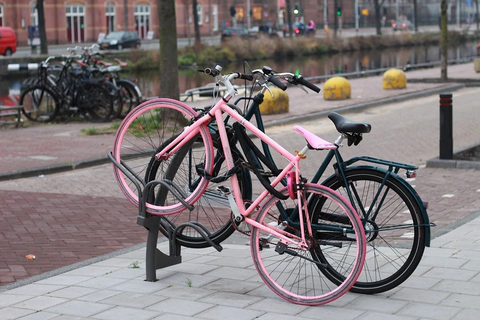vélo fixi rose occasion