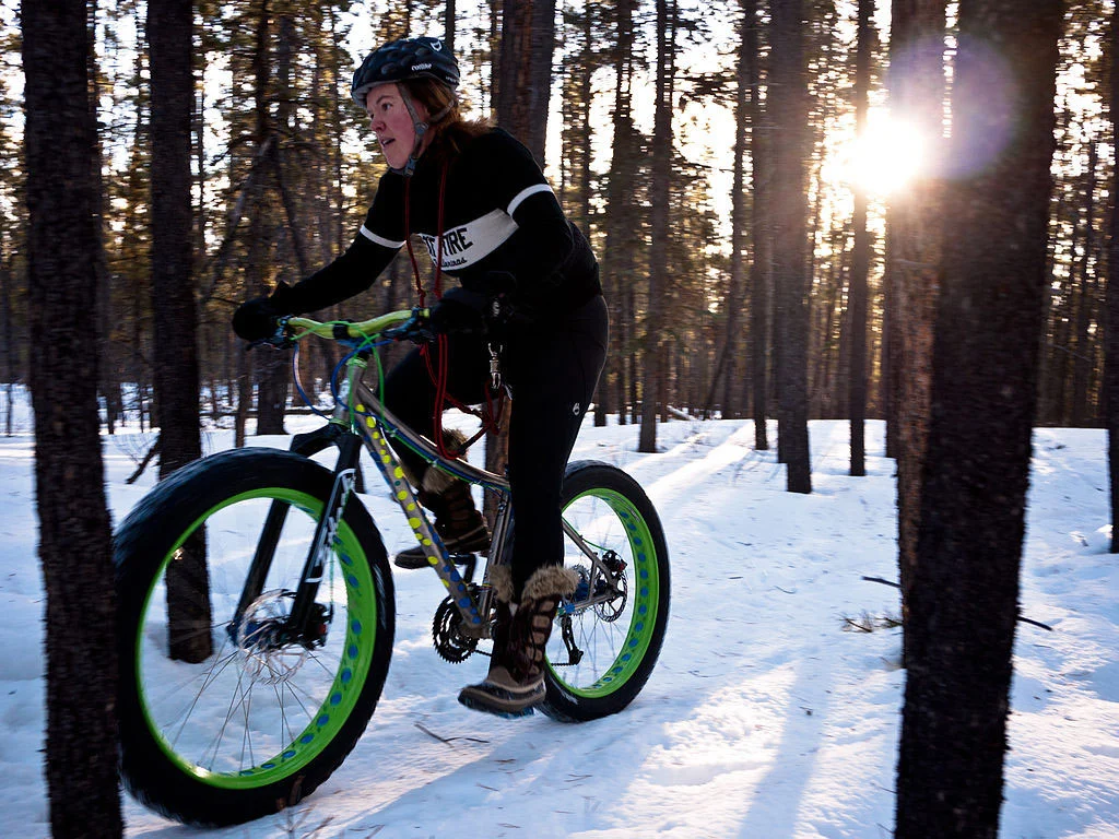 balade en fatbike dans les bois