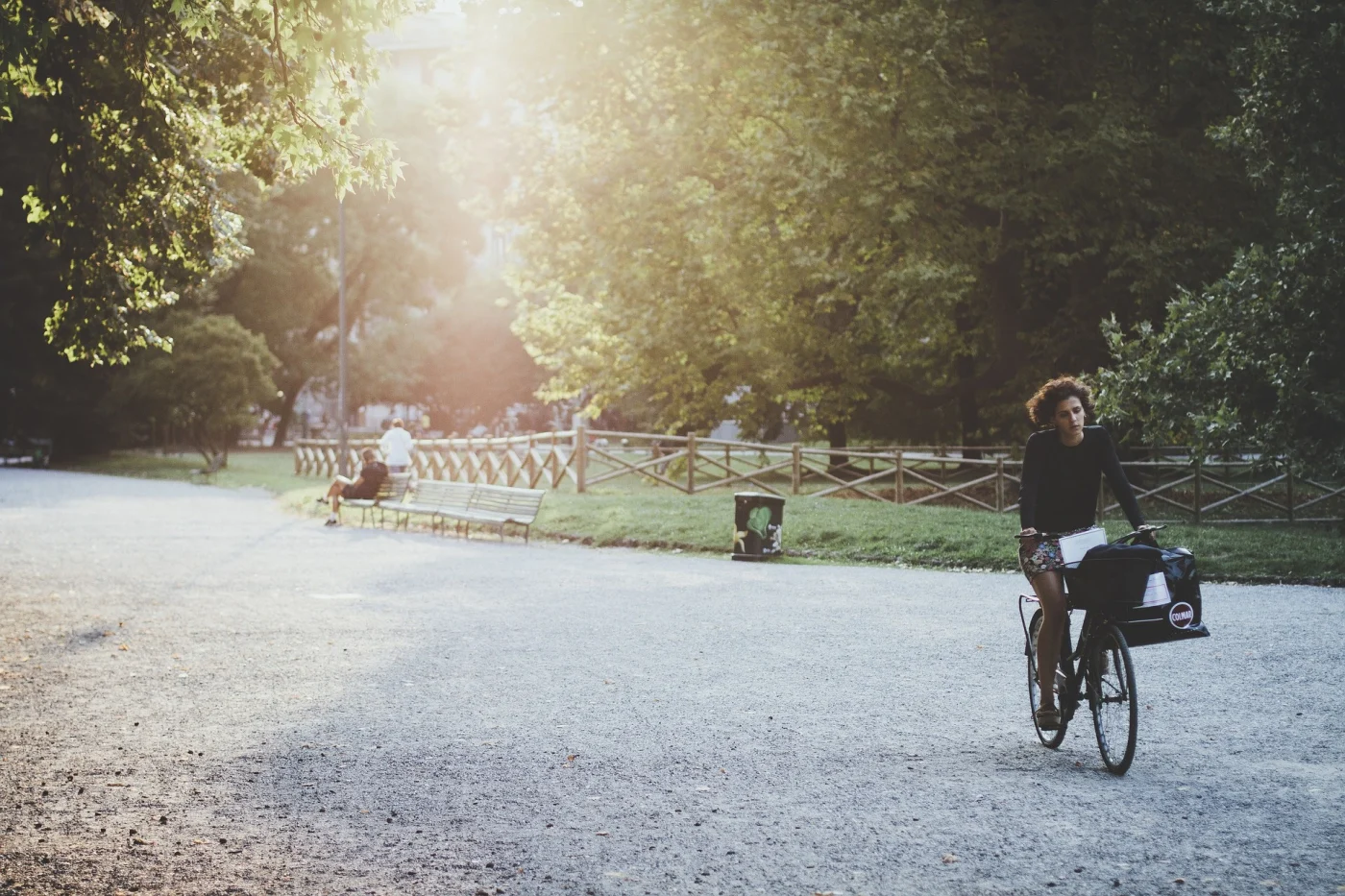 ballade en vtc dans un jardin paris