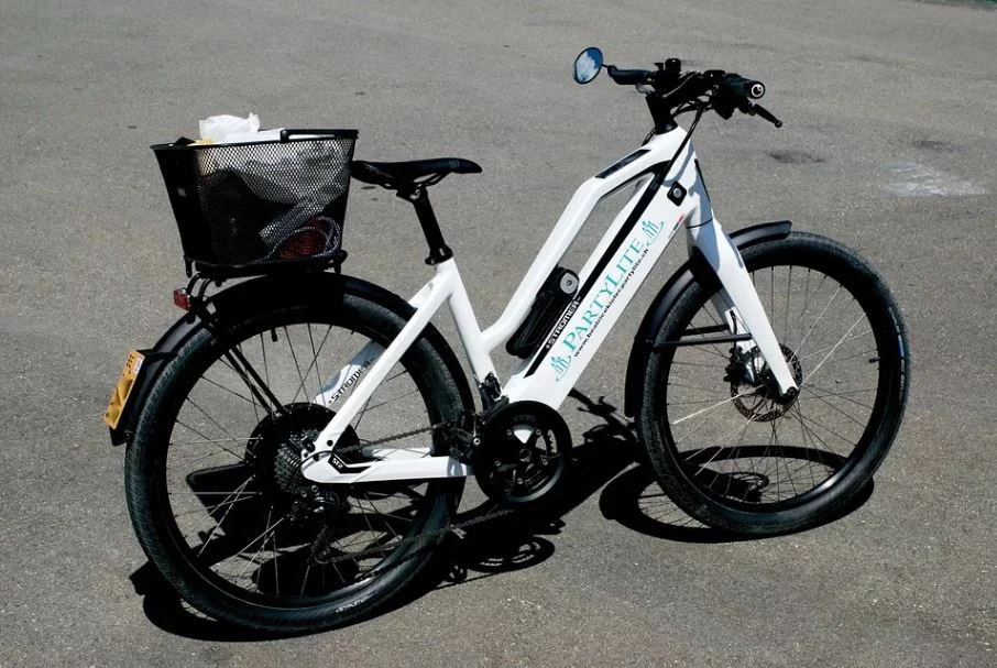 vélo electrique blanc pas cher