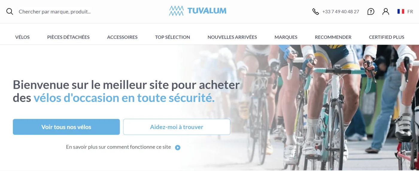 Page d'accueil du site Tuvalum