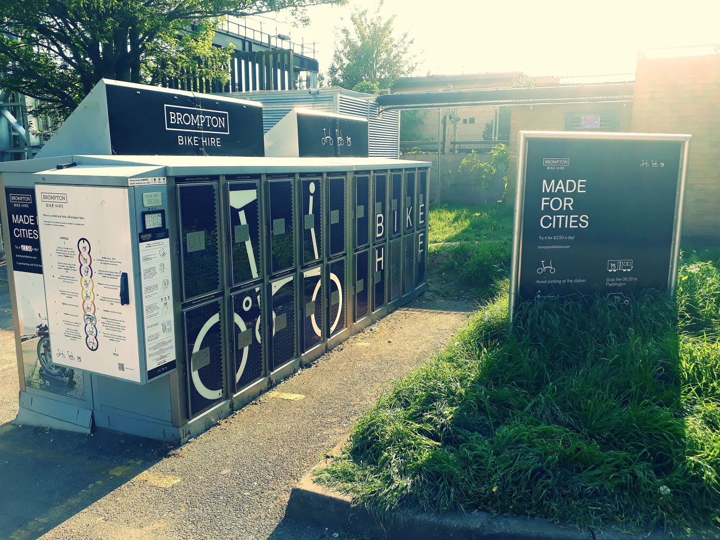 entrée parking brompton