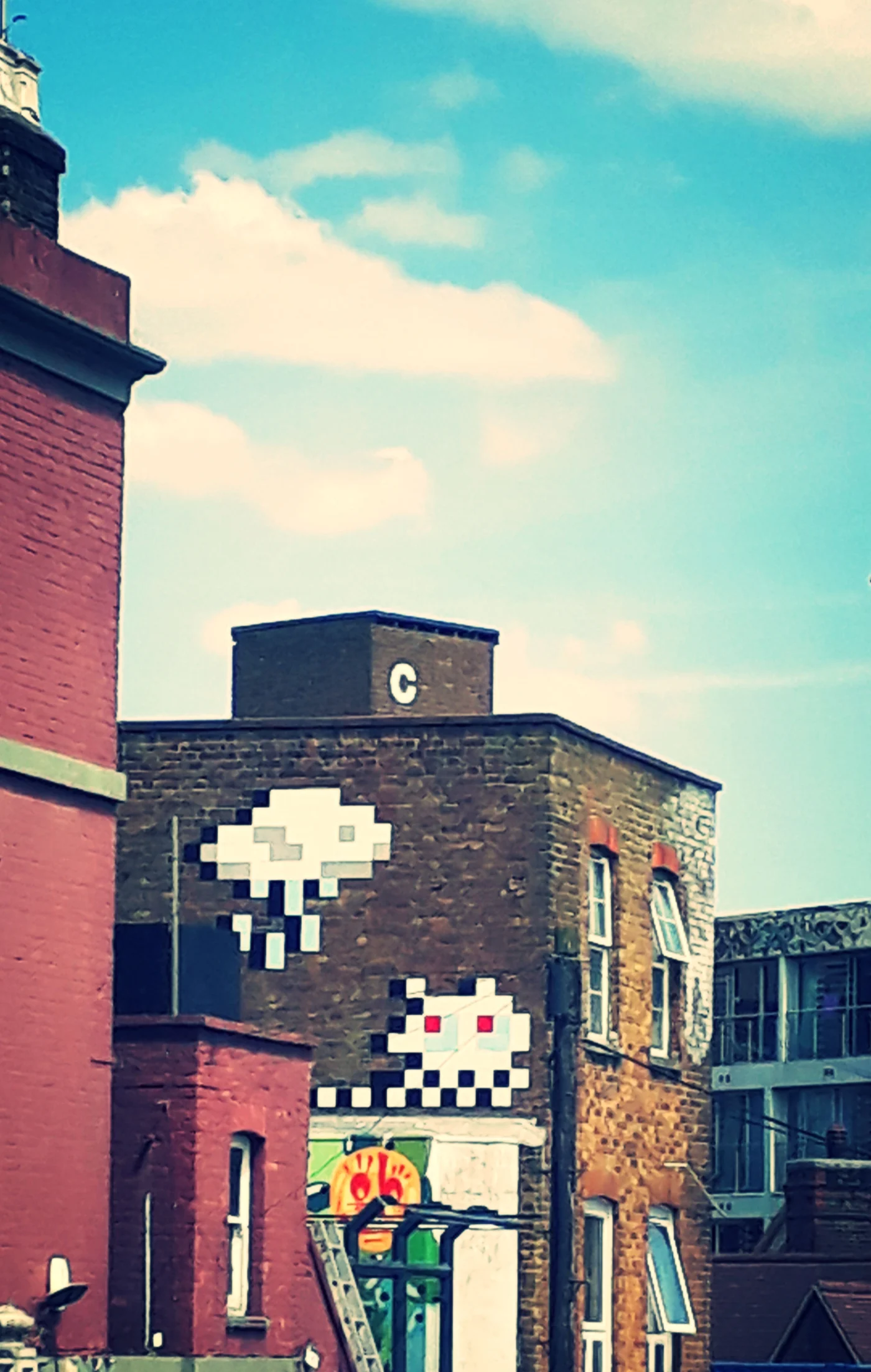 Space invader Londres vélo Camden