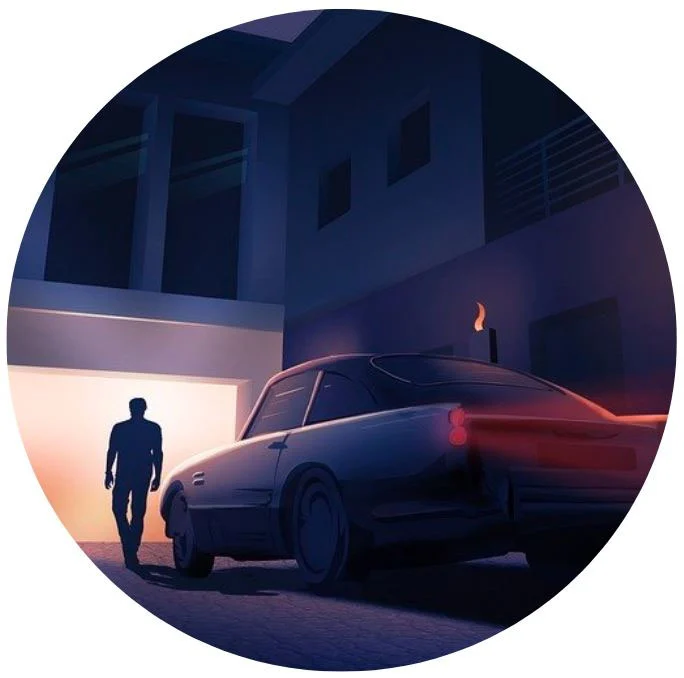 Voiture dans la nuit