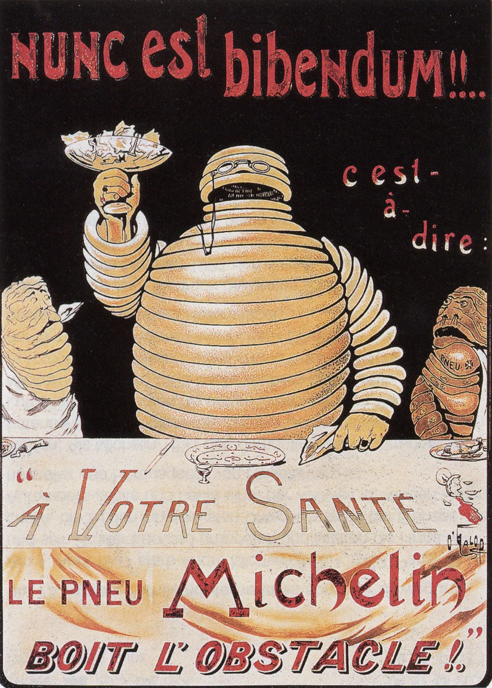 affiche michelin vélo