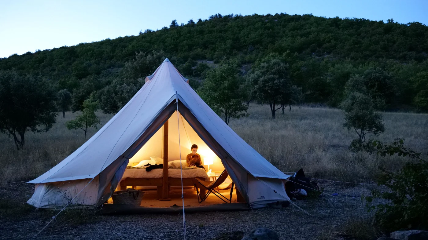 Bivouac velo en famille