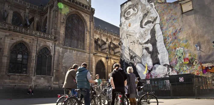 visite centre pompidou à vélo