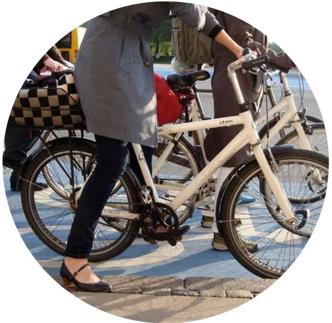 femme à vtt