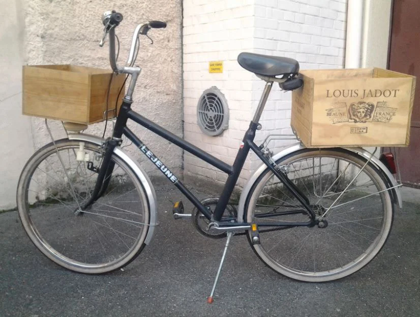 velo lejeune panier vin