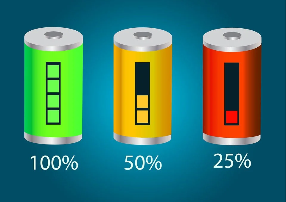 batterie VAE pleine vide