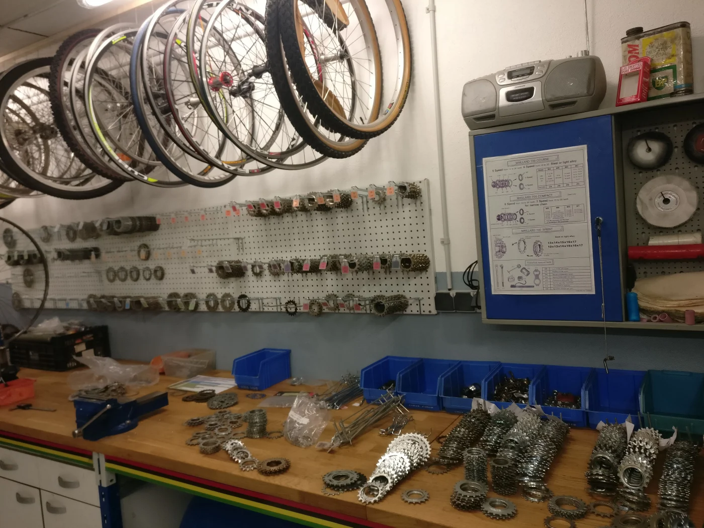 atelier reparation de vélo vintage