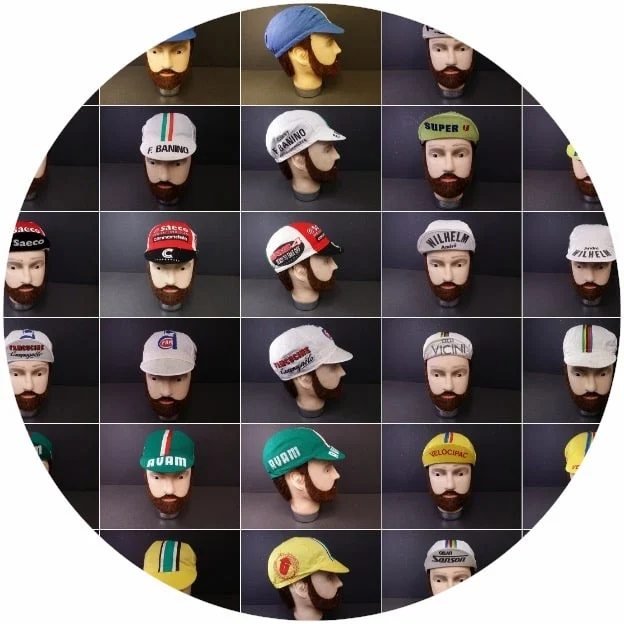 casques tour de france vintage