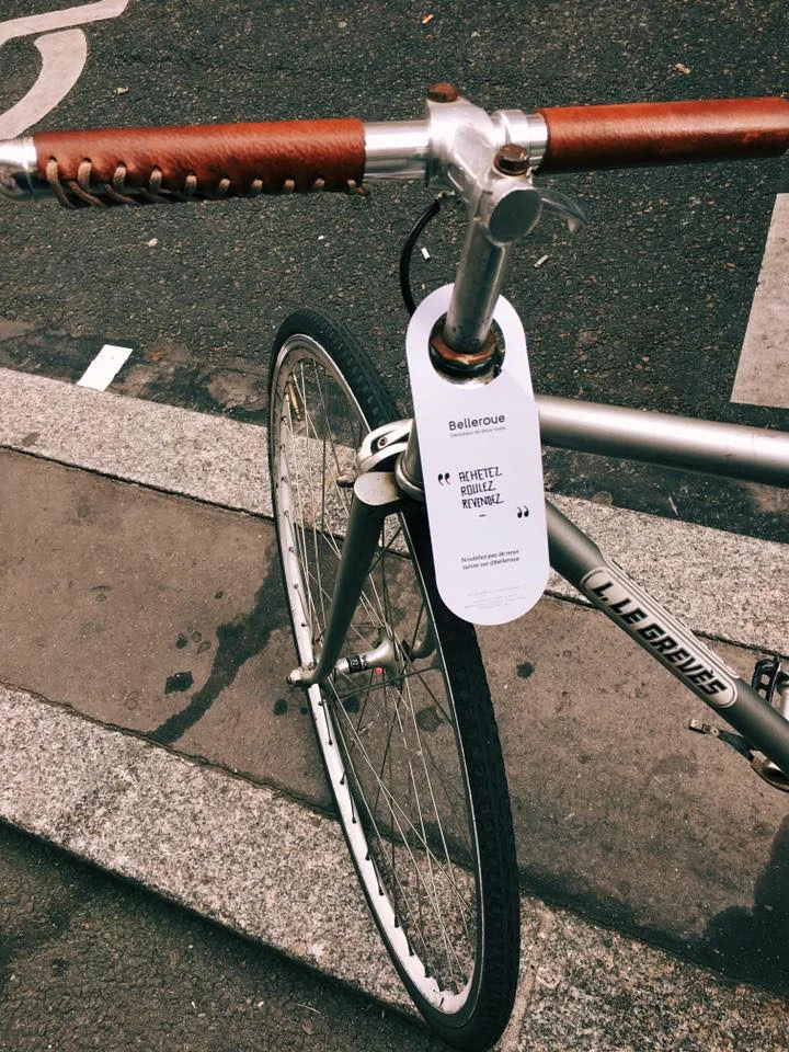 publicité belleroue vélo 