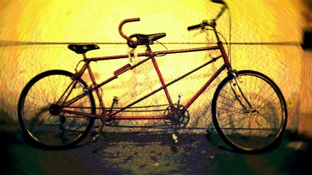 tandem d'occasion rouge