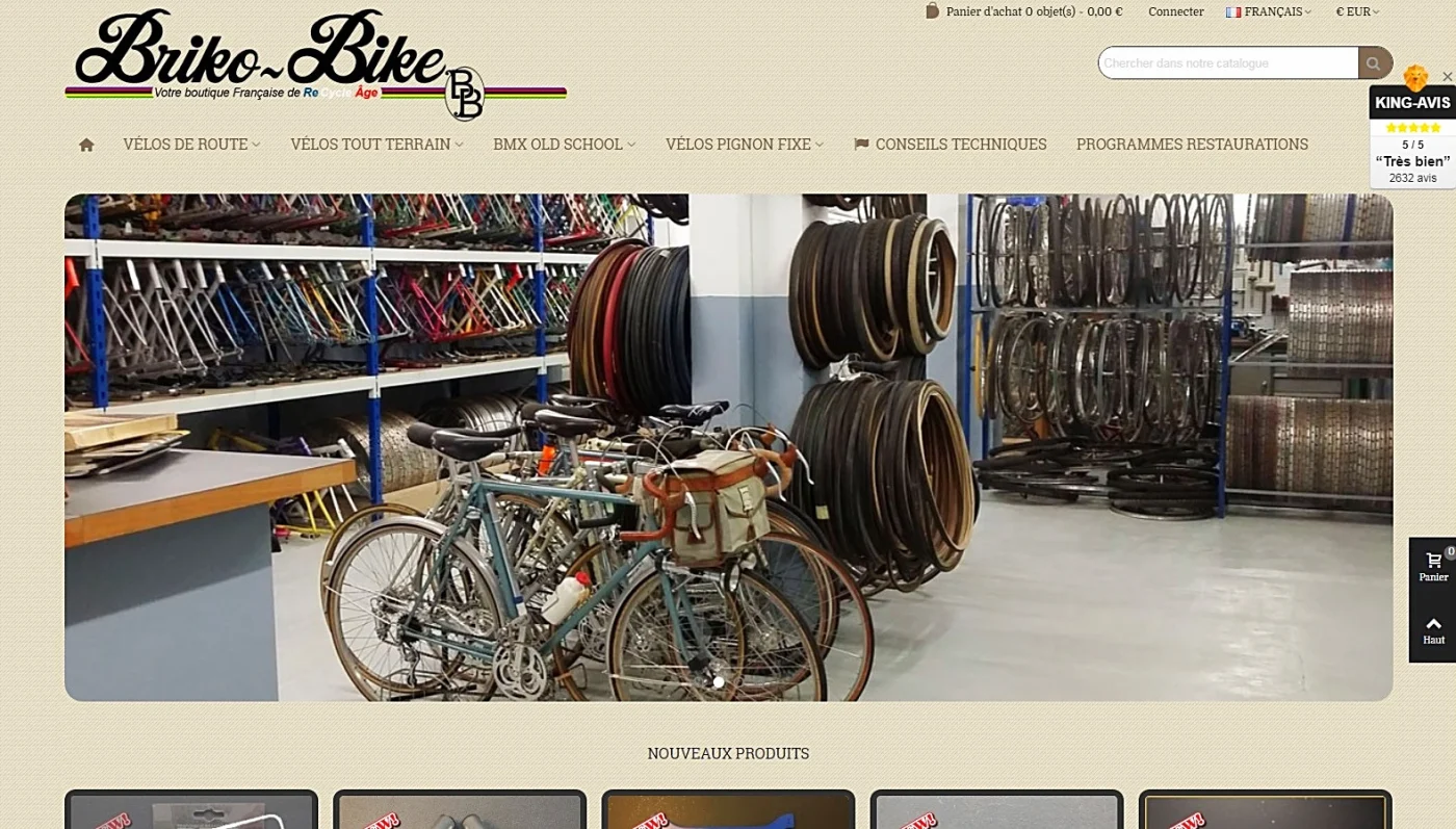 vélo vintage homme cadre reconversion