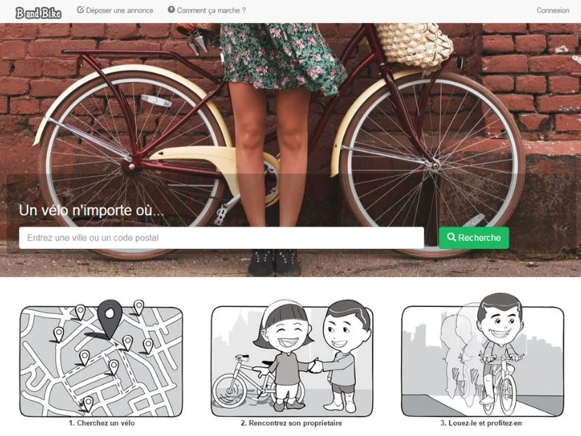 B and Bike - Plateforme française de location entre particulier !