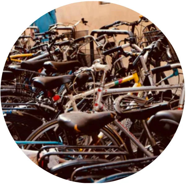 parking vélo plein