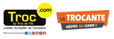 logo troc.com et la trocante troc velo