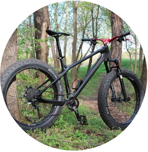Fatbike d'occasion dans les bois