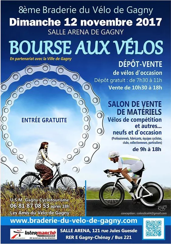 affiche bourses aux vélos