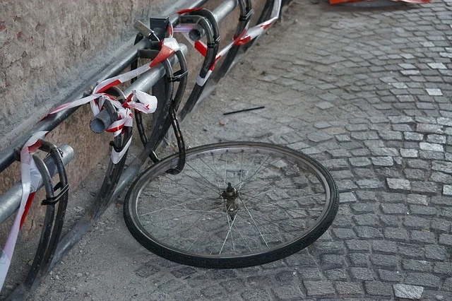 roue de vélos volés
