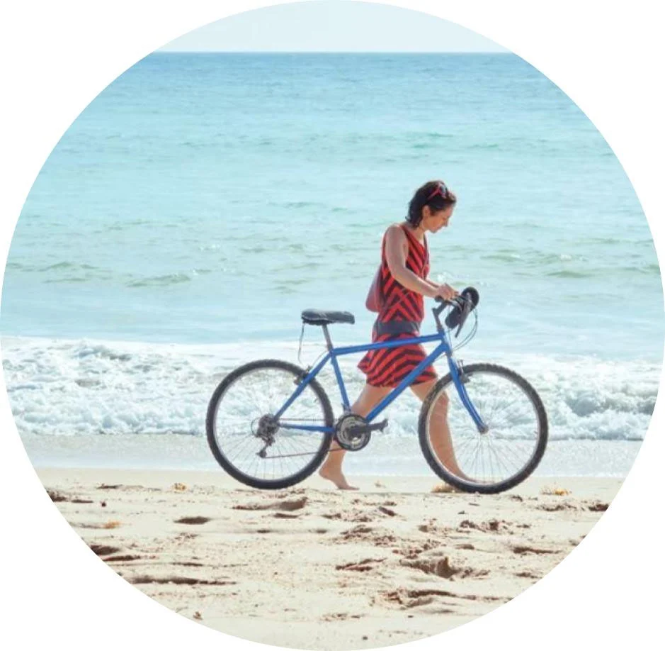 maman à vélo
