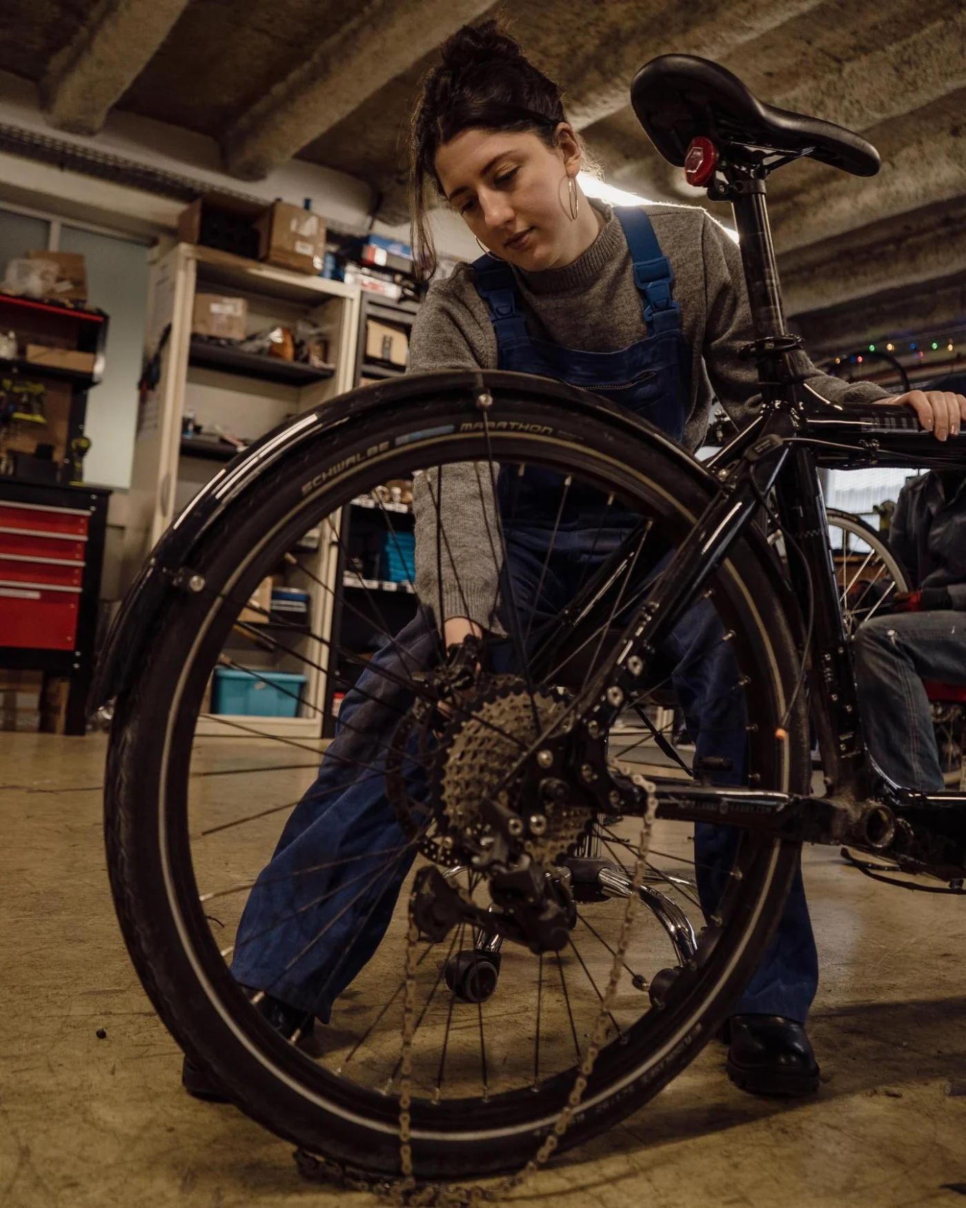 mécanicienne vélo