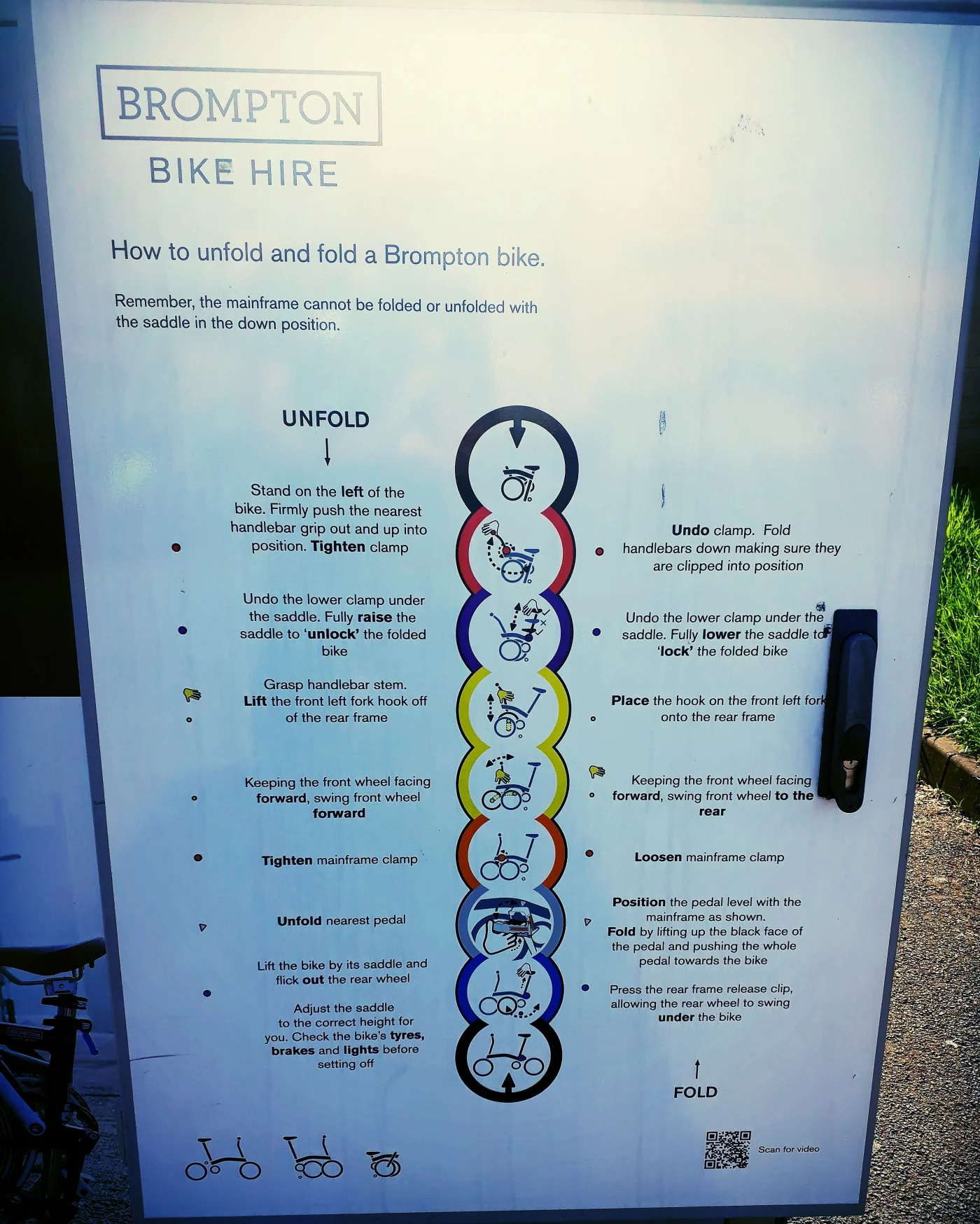 Mode d'emploi parking brompton