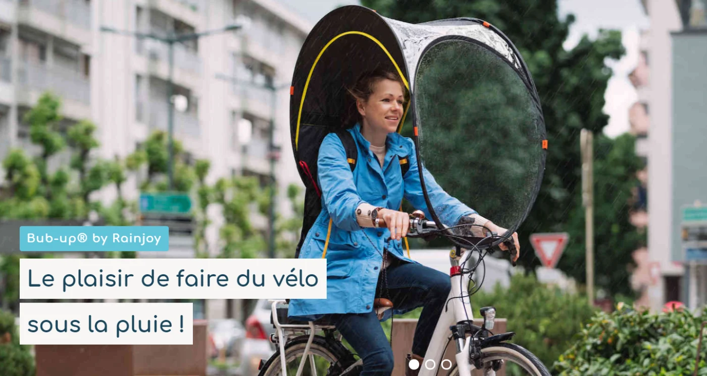 Protection contre la pluie pour vélo