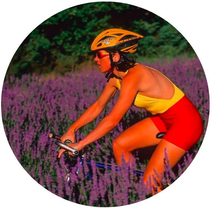 femme à vtt