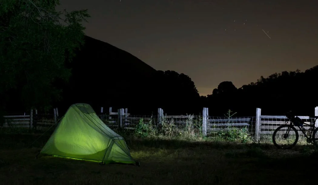 nuit en bikepacking