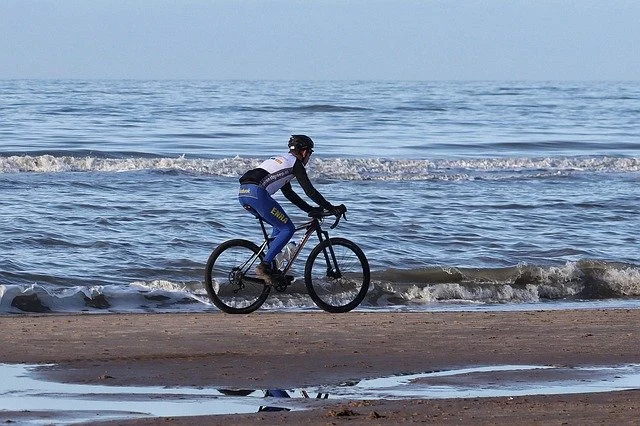 vélo plage et mer