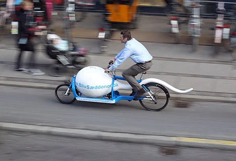 Vélo Sperme by European Sperme Bank