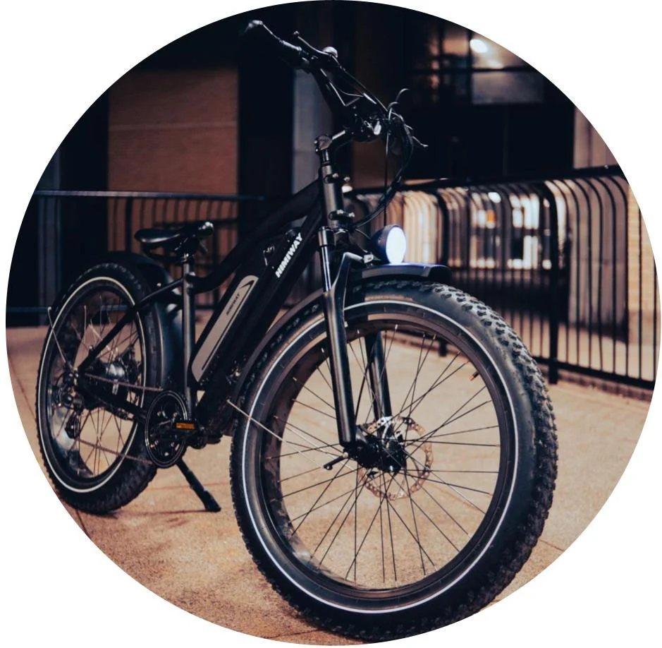 vélo électrique noir